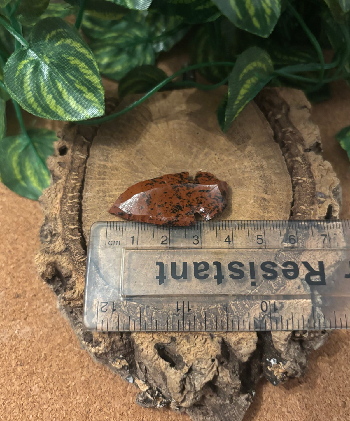 3 x Mahogany Obsidian Arrowheads - Modern - 3.5-4.5cm long