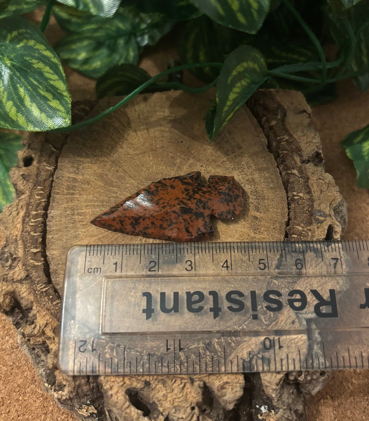 3 x Mahogany Obsidian Arrowheads - Modern - 3.5-4.5cm long