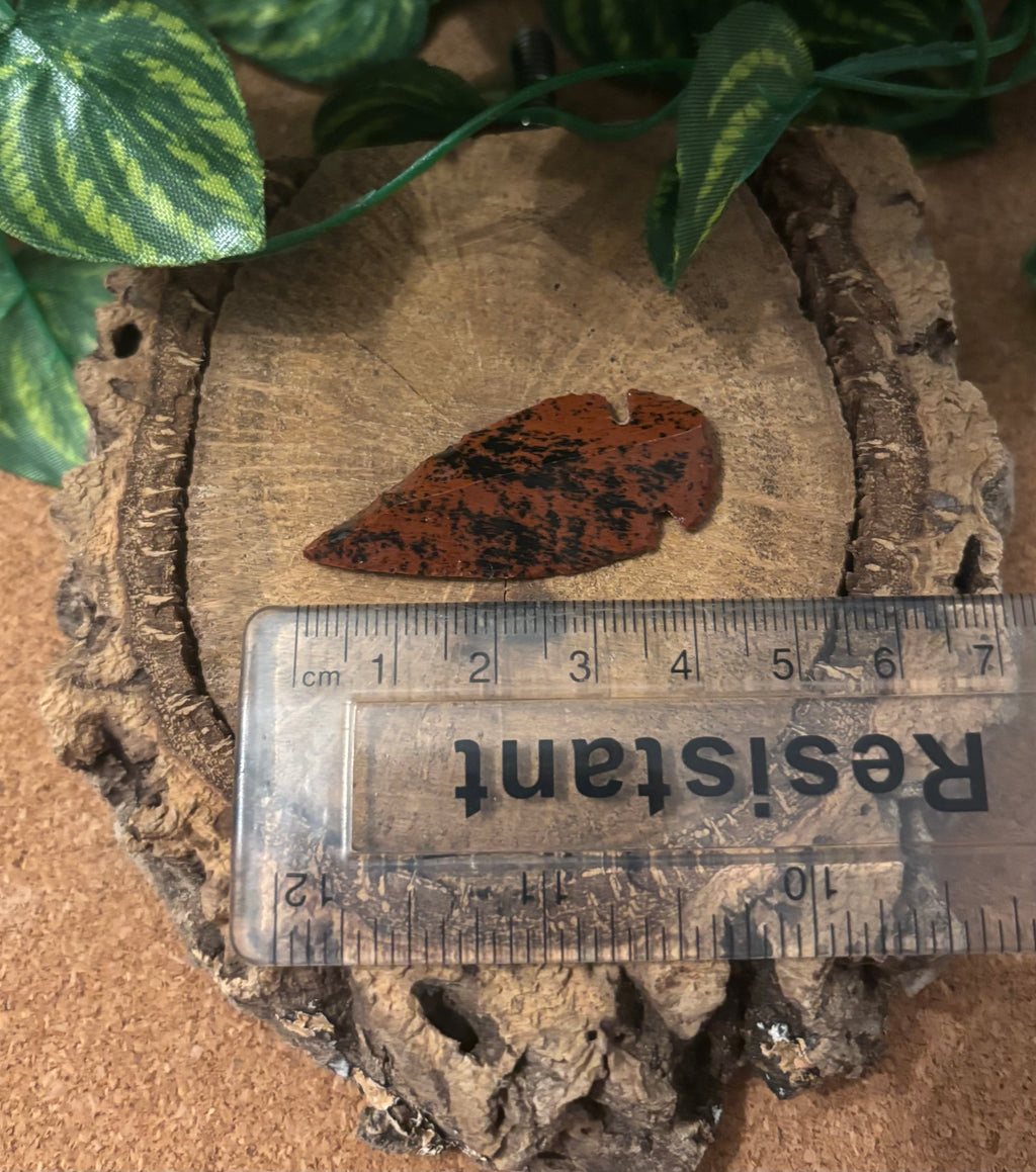 3 x Mahogany Obsidian Arrowheads - Modern - 3.5-4.5cm long