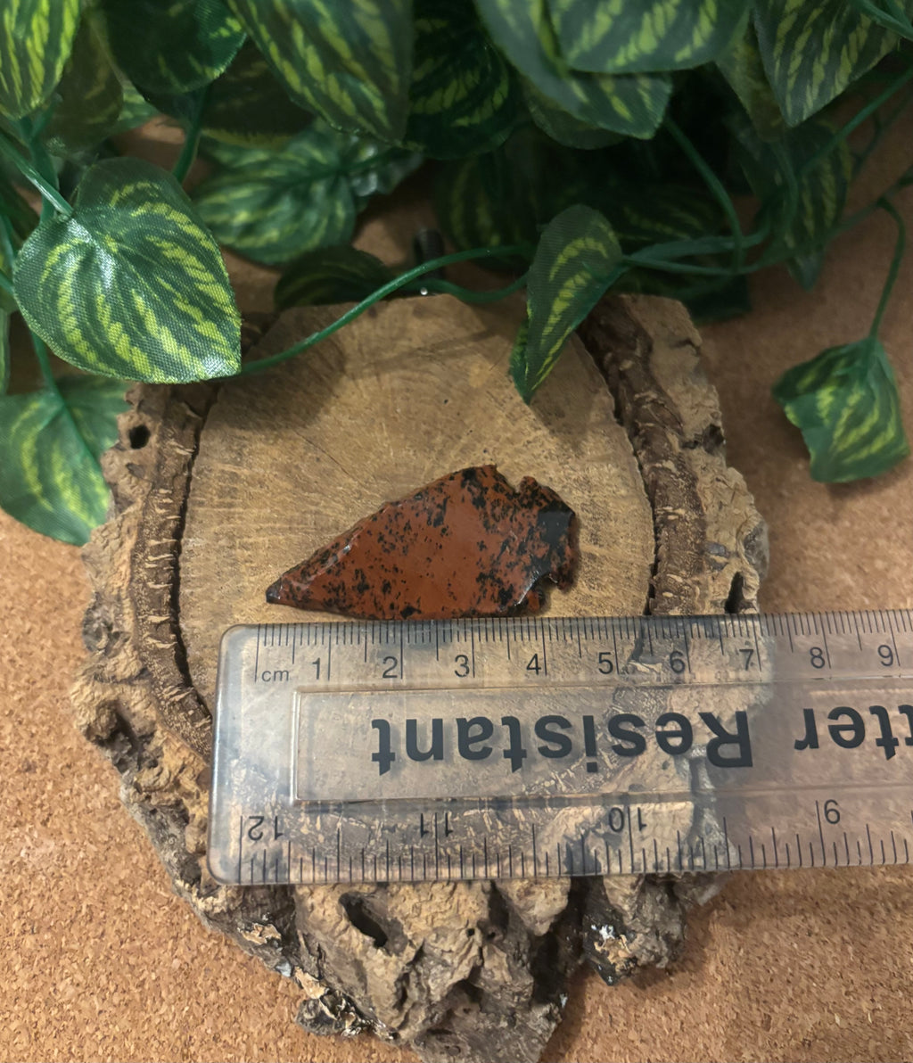3 x Mahogany Obsidian Arrowheads - Modern - 3.5-4.5cm long