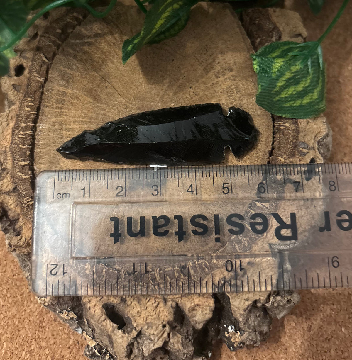 3 x Obsidian Arrowheads - Modern - 4-5cm long